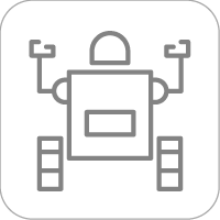 gray robot